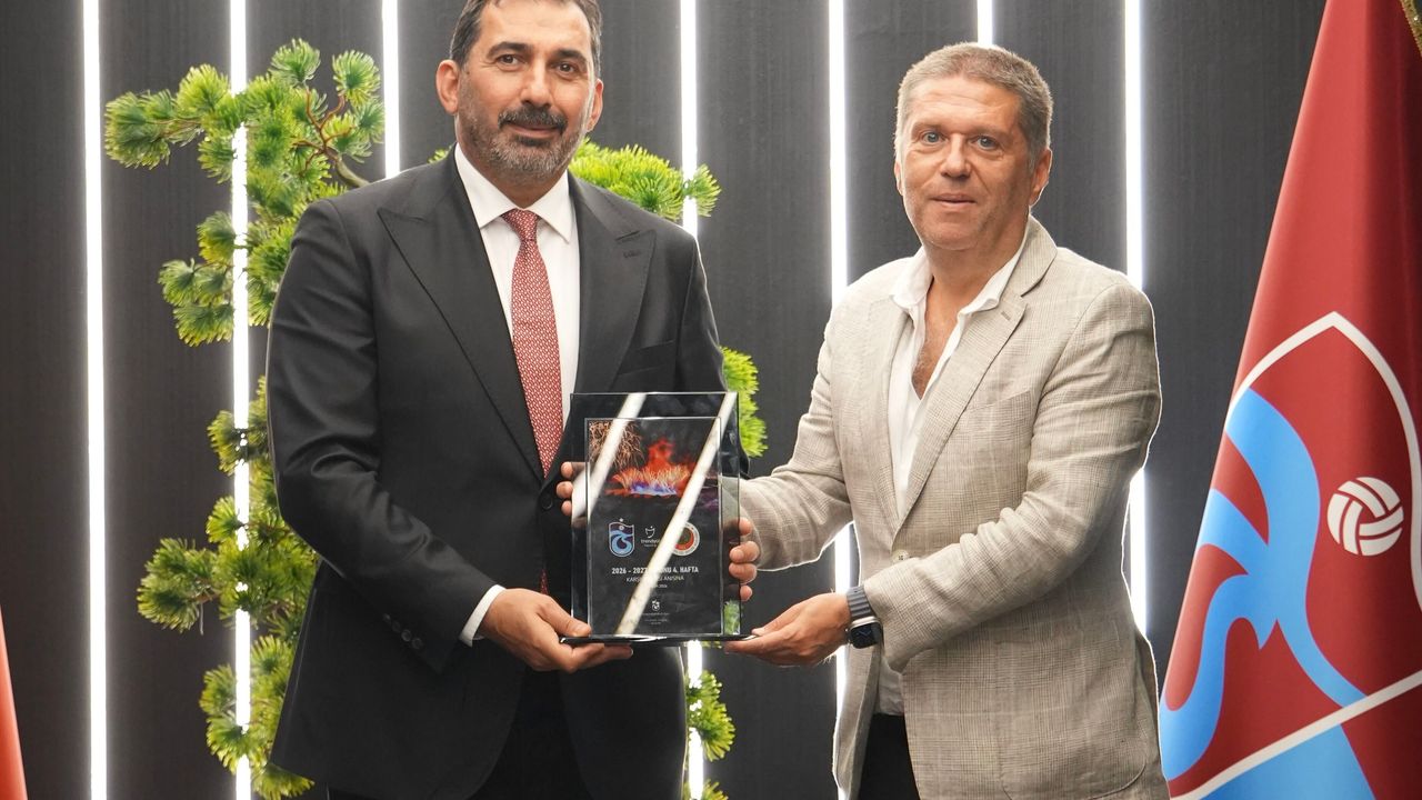 Trabzonspor ile Gençlerbirliği yönetimi maç öncesi dostluk yemeğinde buluştu