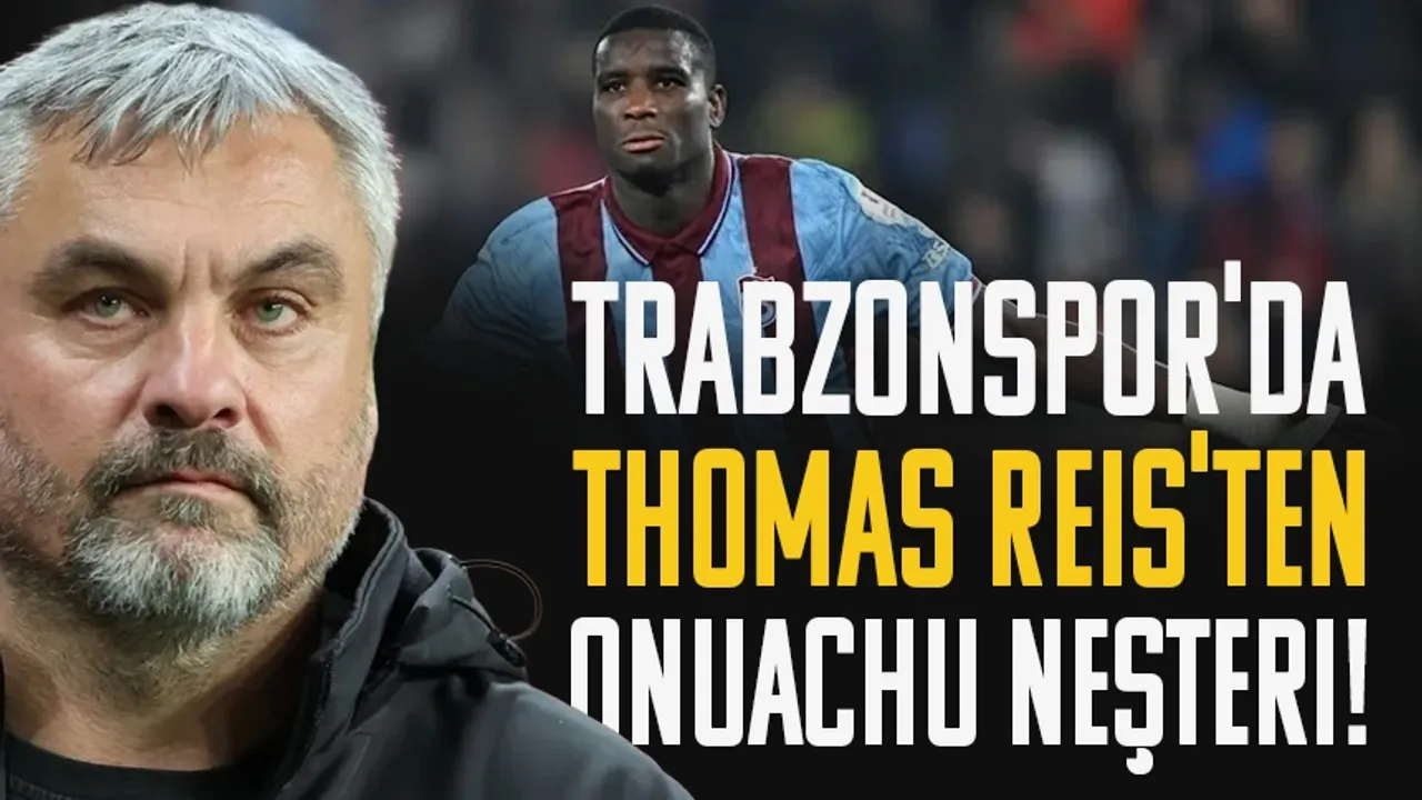 Trabzonspor'da Thomas Reis'ten Onuachu neşteri!