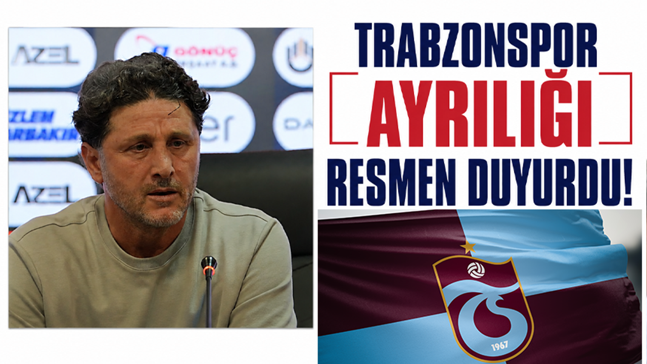 Trabzonspor ayrılığı resmen duyurdu!
