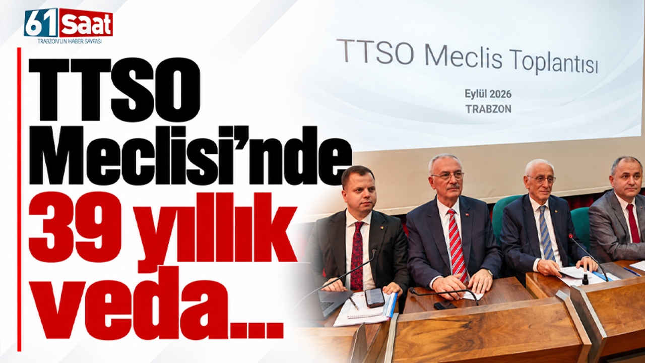 TTSO Meclisi’nde 39 yıllık veda...