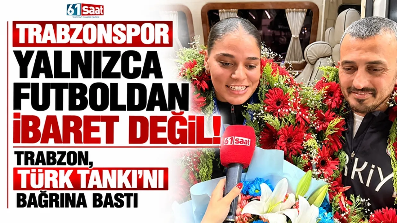 Trabzonspor yalnızca futboldan ibaret değil! Trabzon, Türk Tankı'nı bağrına bastı