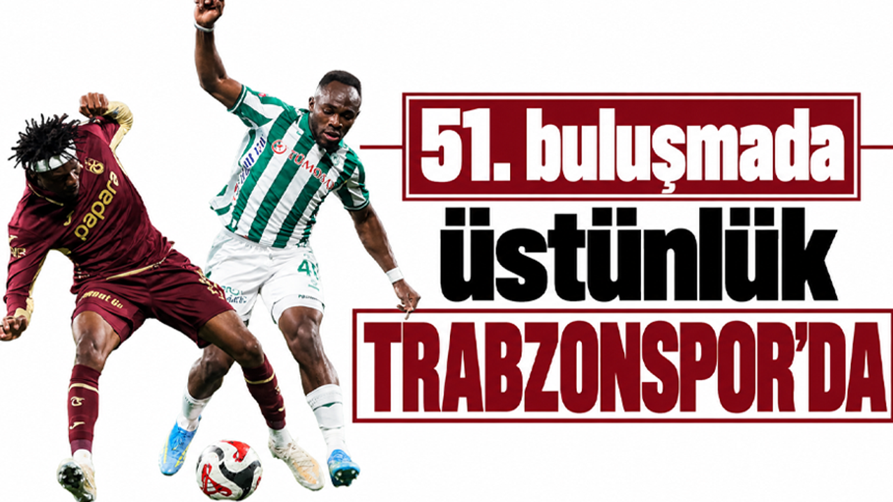 51. buluşmada üstünlük Trabzonspor’da