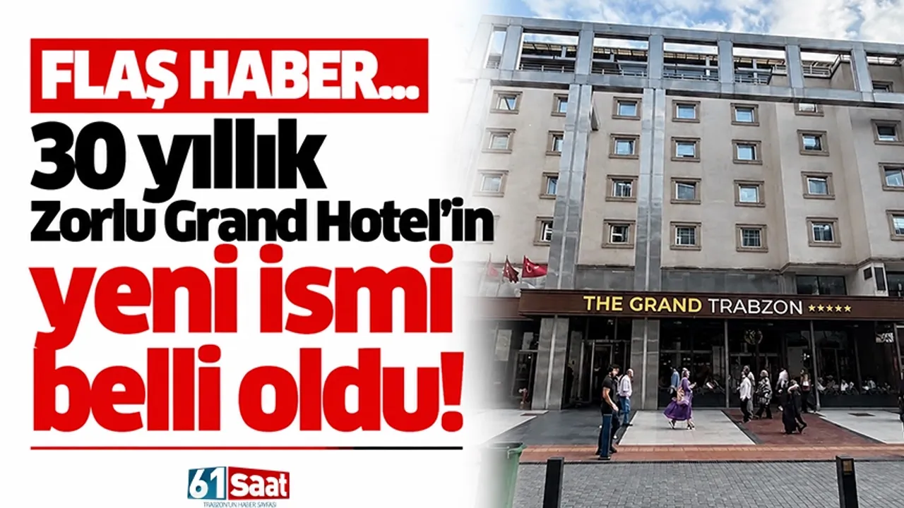 FLAŞ HABER... 30 yıllık Zorlu Grand Hotel'in yeni ismi belli oldu!