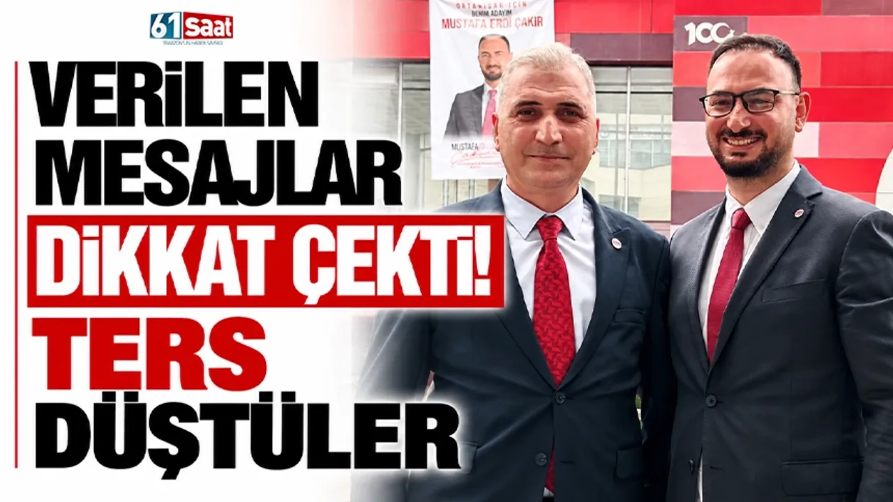 Verilen mesajlar dikkat çekti! Ters düştüler