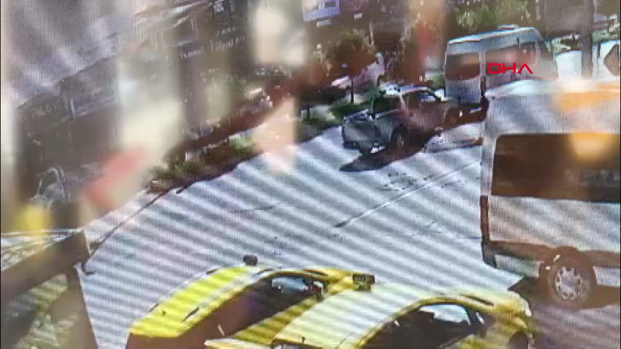 Rize’de korkutan motosiklet kazası! Çarpışma kamerada