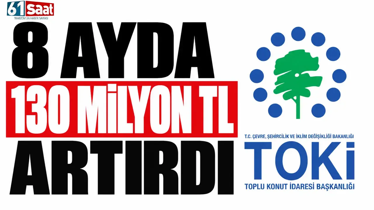 8 ayda 130 milyon TL artırdı