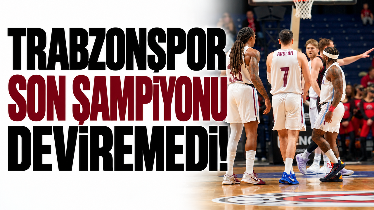 Trabzonspor son şampiyonu deviremedi!