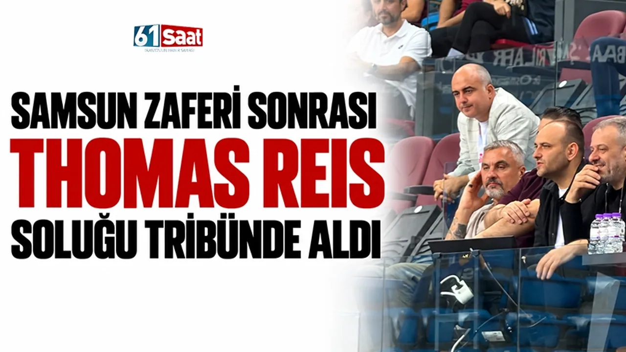 Samsun zaferi sonrası Thomas Reis soluğu tribünde aldı
