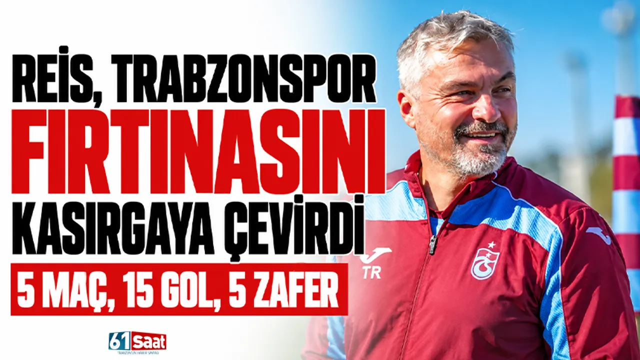Trabzonspor'dan Reis ile 5'te 5
