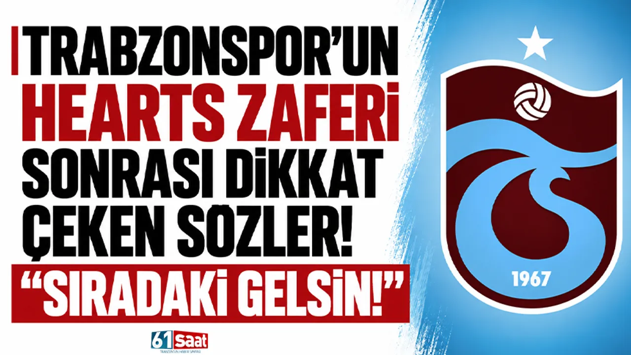 Trabzonspor'un Avrupa yürüyüşüne övgü