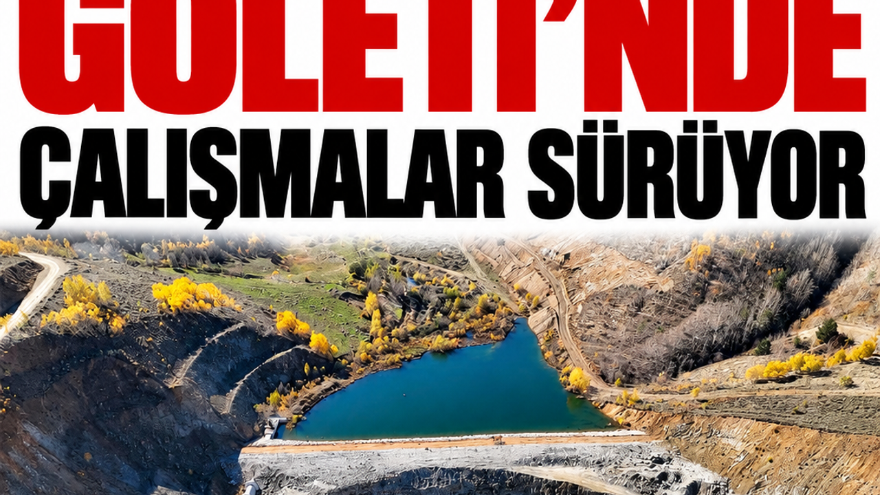 Petekli Göleti’nde çalışmalar sürüyor