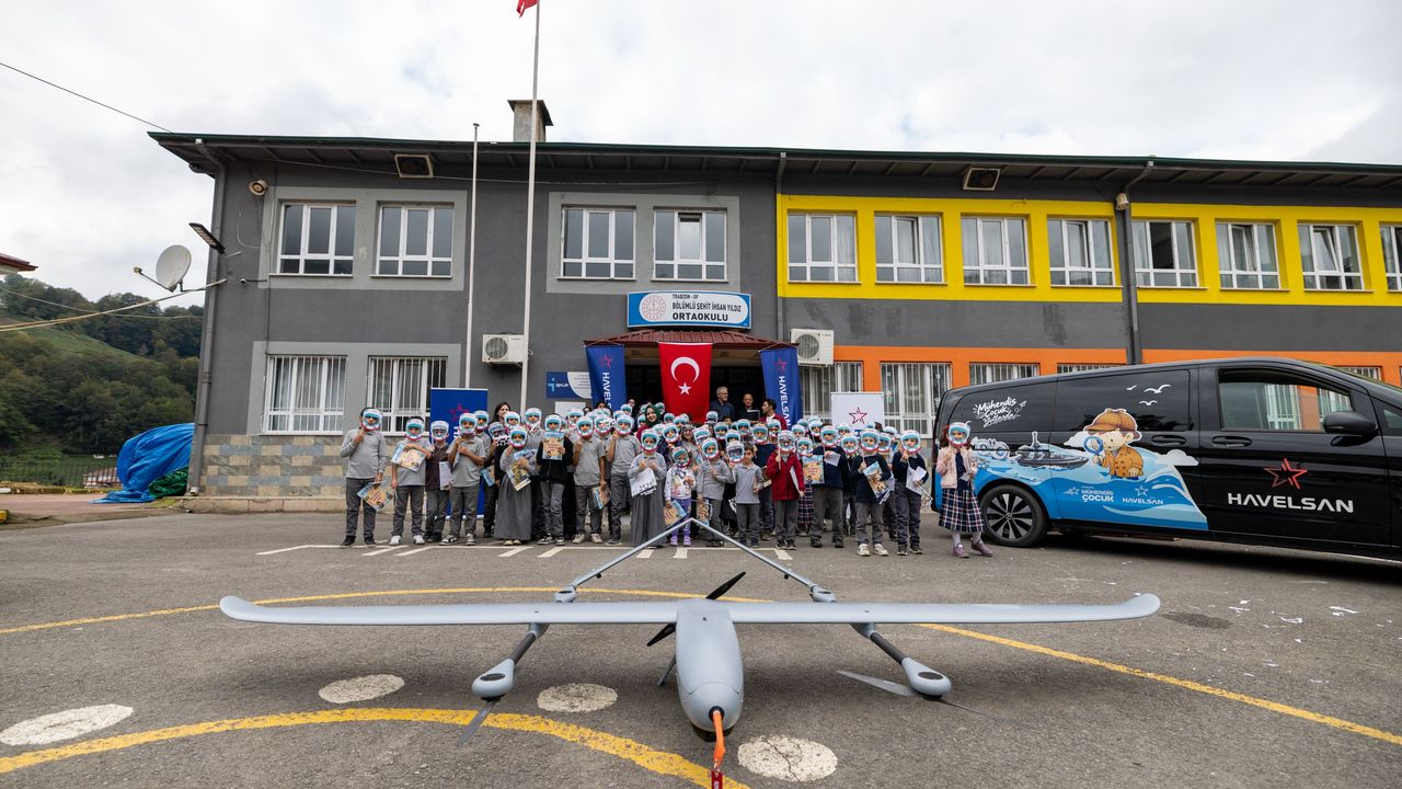 HAVELSAN, Trabzon'un köy okullarında 500 öğrenciyi teknolojiyle buluşturdu