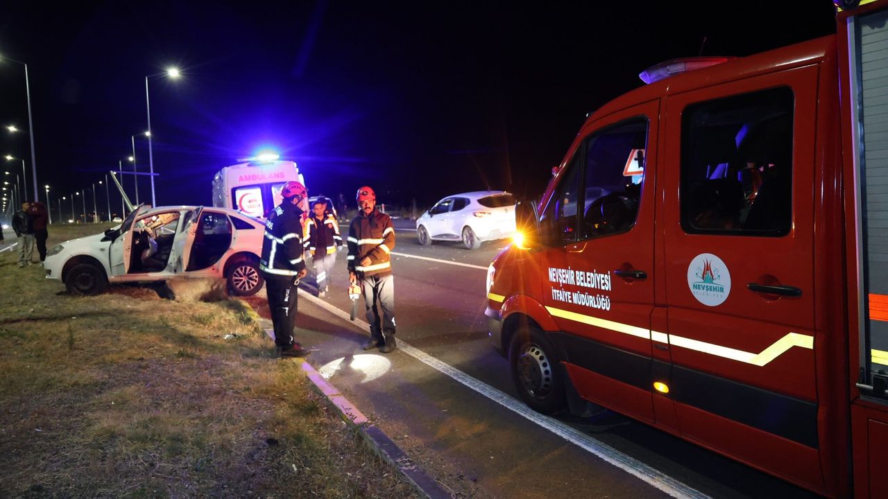 Tilkiden kaçan otomobil kazaya neden oldu: 1 yaralı