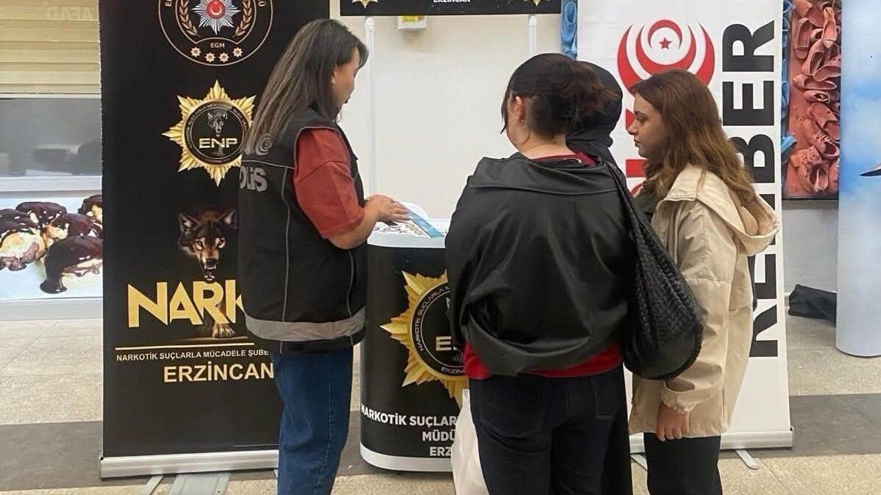 Emniyetten uyuşturucuya karşı farkındalık çalışması