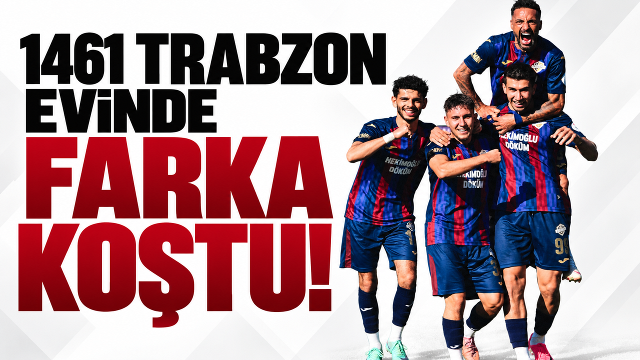 1461 Trabzon FK’dan evinde farklı galibiyet!
