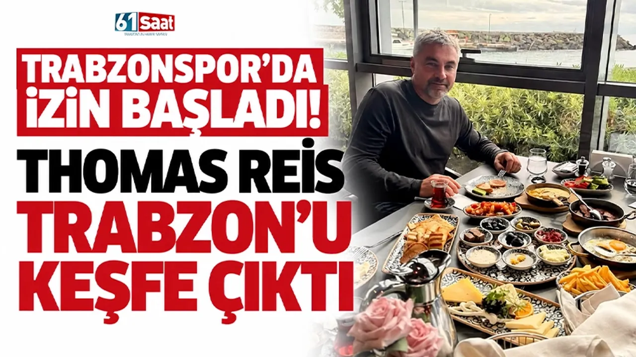 Trabzonspor’da izin başladı! Thomas Reis Trabzon’u keşfe çıktı