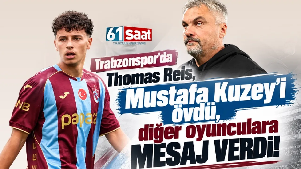 Trabzonspor’da Thomas Resi, Mustafa Kuzey'i övdü, diğer oyunculara mesaj verdi