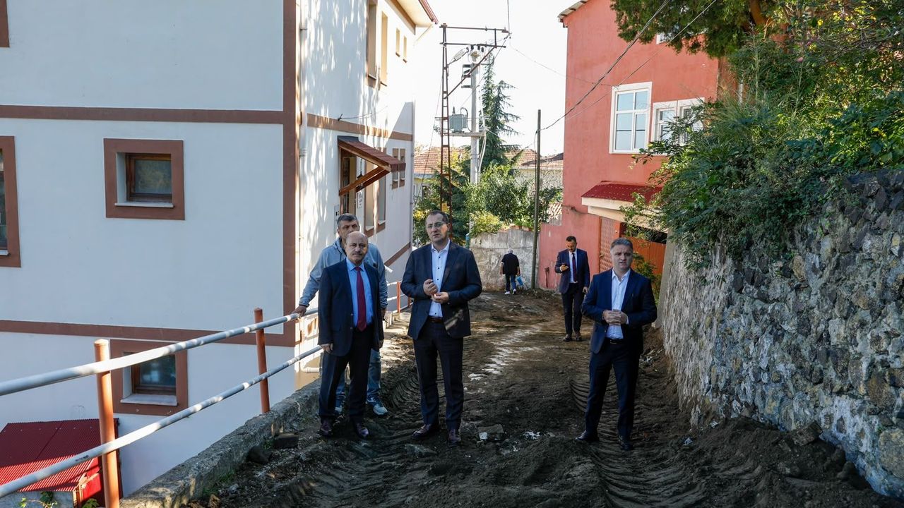 Akçaabat'ta doğalgaz çalışmaları aralıksız sürüyor