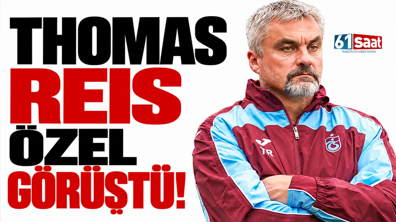Trabzonspor'da Thomas Reis özel görüştü