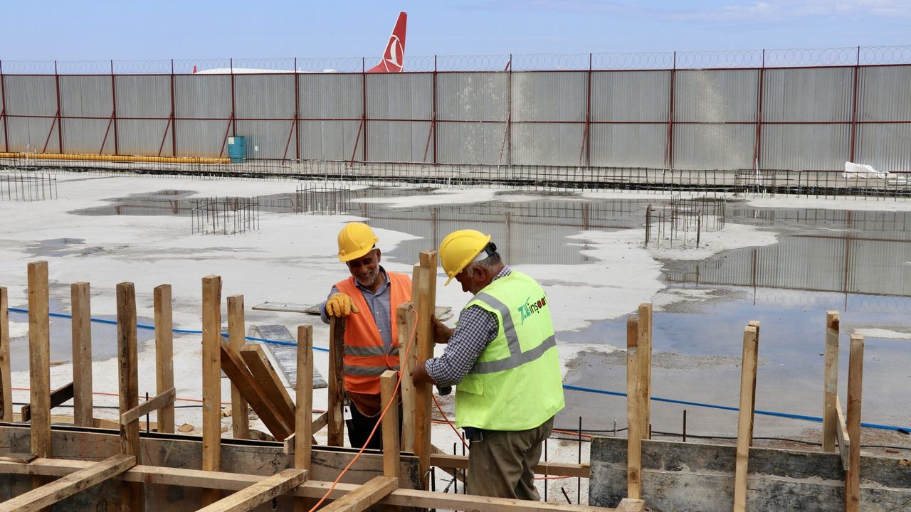 Trabzon Havalimanı'nda büyük değişim devam ediyor