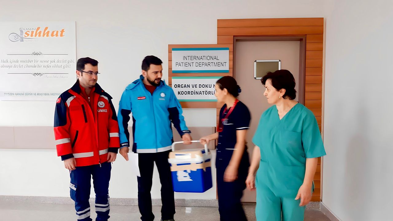 Trabzon'da beyin ölümü gerçekleşmişti! 3 hastaya umut oldu