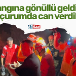 Yangına gönüllü geldiler, uçurumda can verdiler!