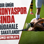 Abdülkadir Ömür yine Konyaspor maçında sert müdahale sonrası sakatlandı! O anlar geçmişi hatırlattı
