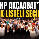 MHP Trabzon Akçaabat'ta tek listeli seçim!