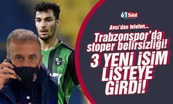 Avcı'dan telefon... Trabzonspor'da 3 yeni isim listeye girdi