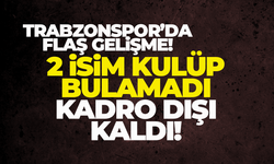 Trabzonspor'da 2 oyuncu kadro dışı bırakıldı!