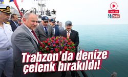 Trabzon’da denize çelenk bırakıldı! 