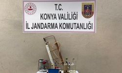 Konya’da kaçak içki imalathanesine çevrilen eve operasyon