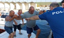 Samsun’da tekneden denize düşen balıkçı kurtarıldı