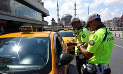 Taksim’de ticari taksi denetiminde ceza yağdı