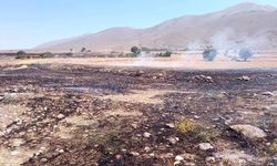 Tomarza’da arazi yangını