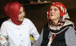 102 yaşındaki Cemile nine Trabzon’dan Cumhurbaşkanı Erdoğan’a böyle seslendi