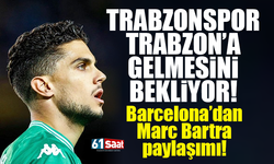 Barcelona'dan Marc Bartra paylaşımı! Trabzonspor Trabzon'a bekliyor
