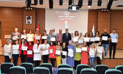 Trabzon'da yaşlı ve hastalara bakım kursunu tamamlayanlara sertifikaları verildi