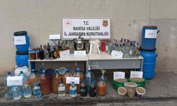 Manisa’da 1 ton kaçak içki ele geçirildi