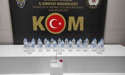 Samsun’da 26 şişe el yapımı içki ve 5 litre etil alkol ele geçirildi