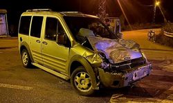 Samsun’da hafif ticari araç tır ile çarpıştı:1 yaralı