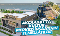 Akçaabat'ta Kültür Merkezi inşaatının temeli atıldı!