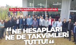 Trabzon Milletvekili Hüseyin Örs: Ne hesapları, ne de takvimleri tuttu!