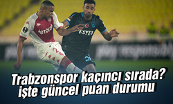 Trabzonspor kaçıncı sırada? Trabzonspor Avrupa Ligi H puan durumu ve fikstürü