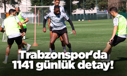 Trabzonspor'da 1141 günlük detay!