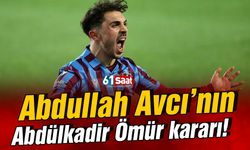 Trabzonspor'da Abdullah Avcı'nın Abdülkadir Ömür kararı