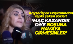 Kayserispor Başkanı Berna Özbaş'tan tepki çeken Trabzonspor sözleri!