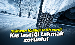 Trabzon Valiliği tarih verdi! Kış lastiği takmak zorunlu