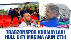 Trabzonspor kurmayları Hull City maçına akın etti