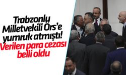 Trabzonlu Vekil Örs’e yumruk atmıştı! Verilen para cezası belli oldu